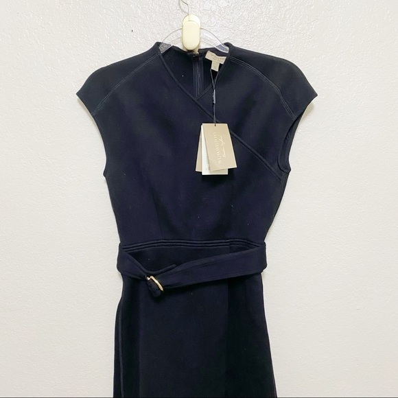 NEW WITH TAGS AUTHENTIC BURBERRY Dulsie D-ring Bonded Jersey Dress size 4 - Picture 5 of 16